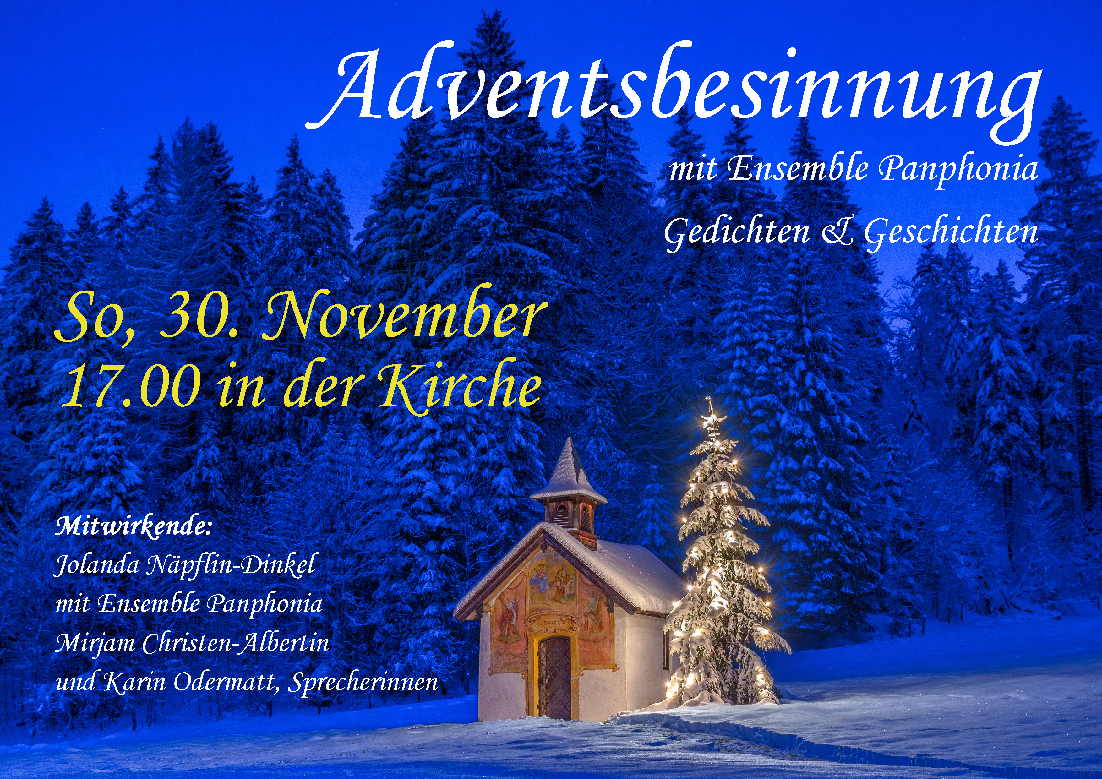 Flyer Adventsbesinnung 2025
