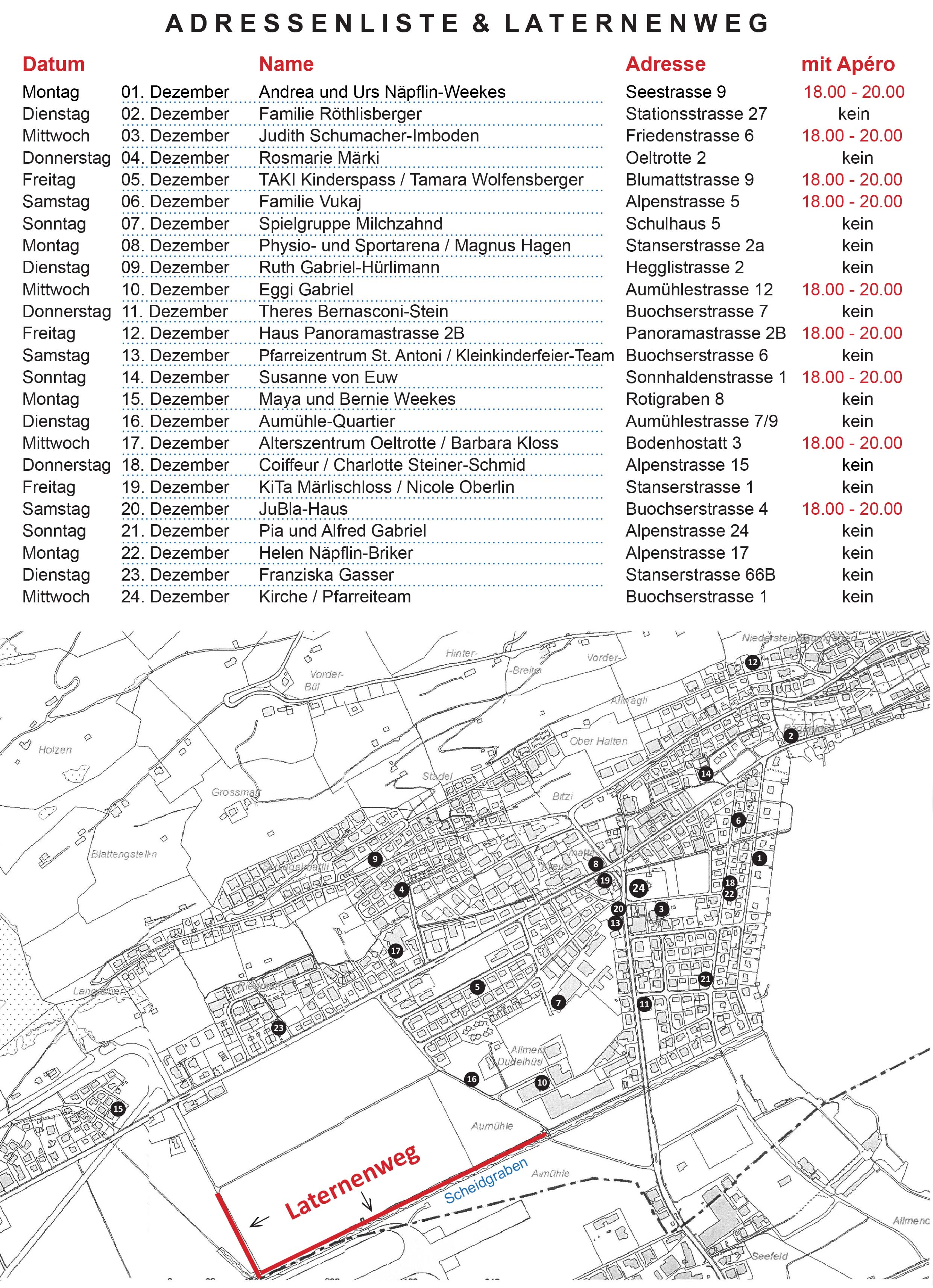 Flyer Adventsfenster 2025 Homepage